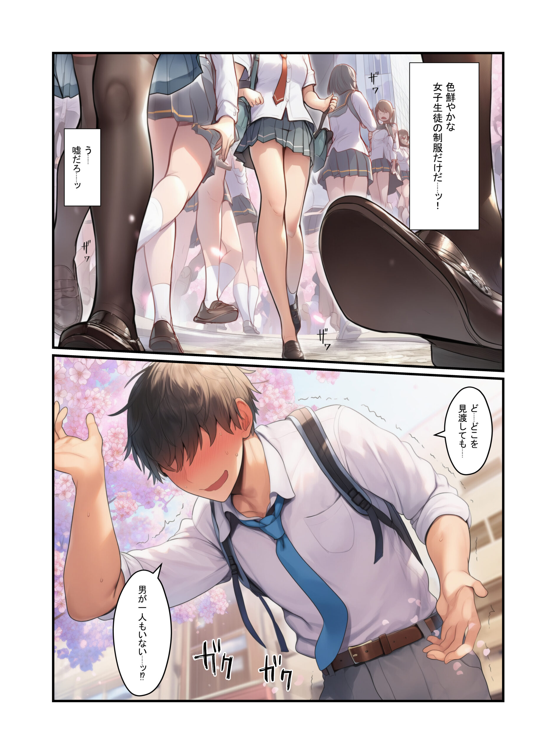 絶頂ハーレム学園！風紀委員の美少女と濃厚中出し 体験版2