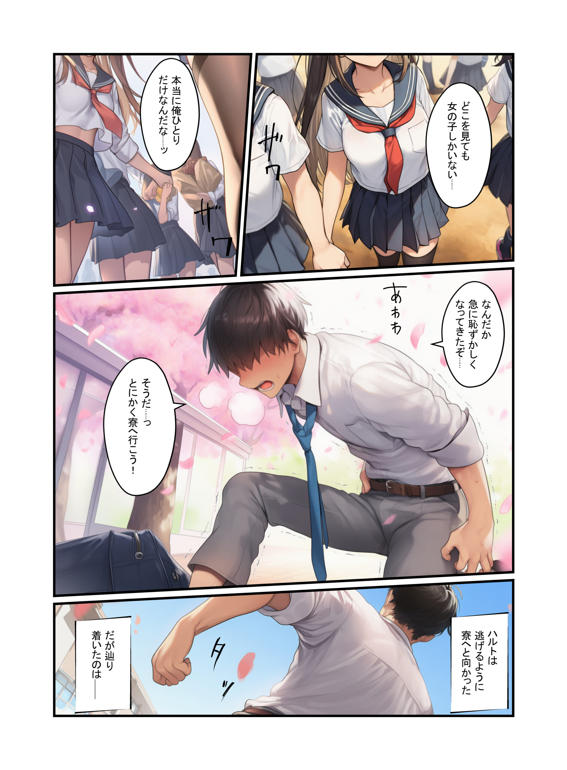絶頂ハーレム学園！風紀委員の美少女と濃厚中出し 体験版4