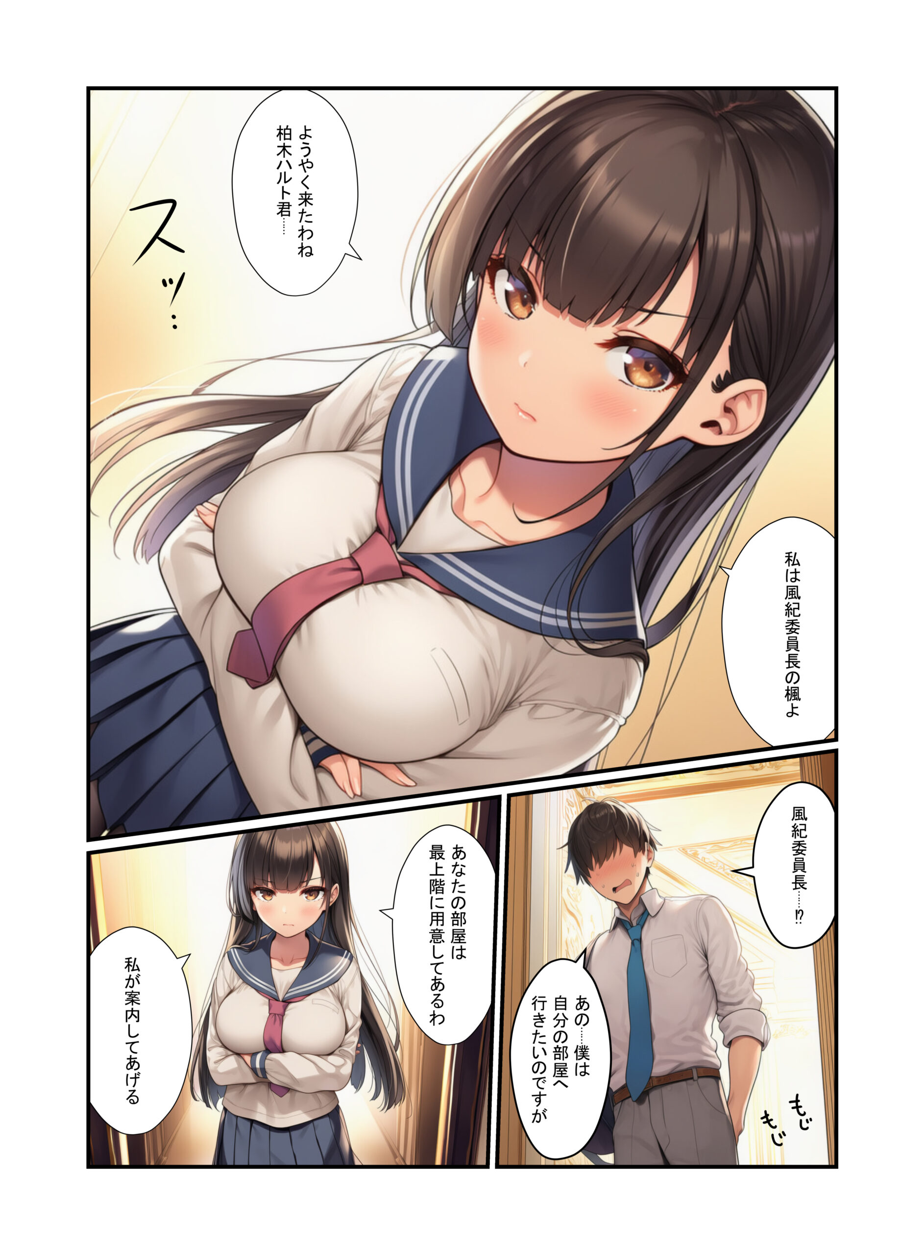絶頂ハーレム学園！風紀委員の美少女と濃厚中出し 体験版6