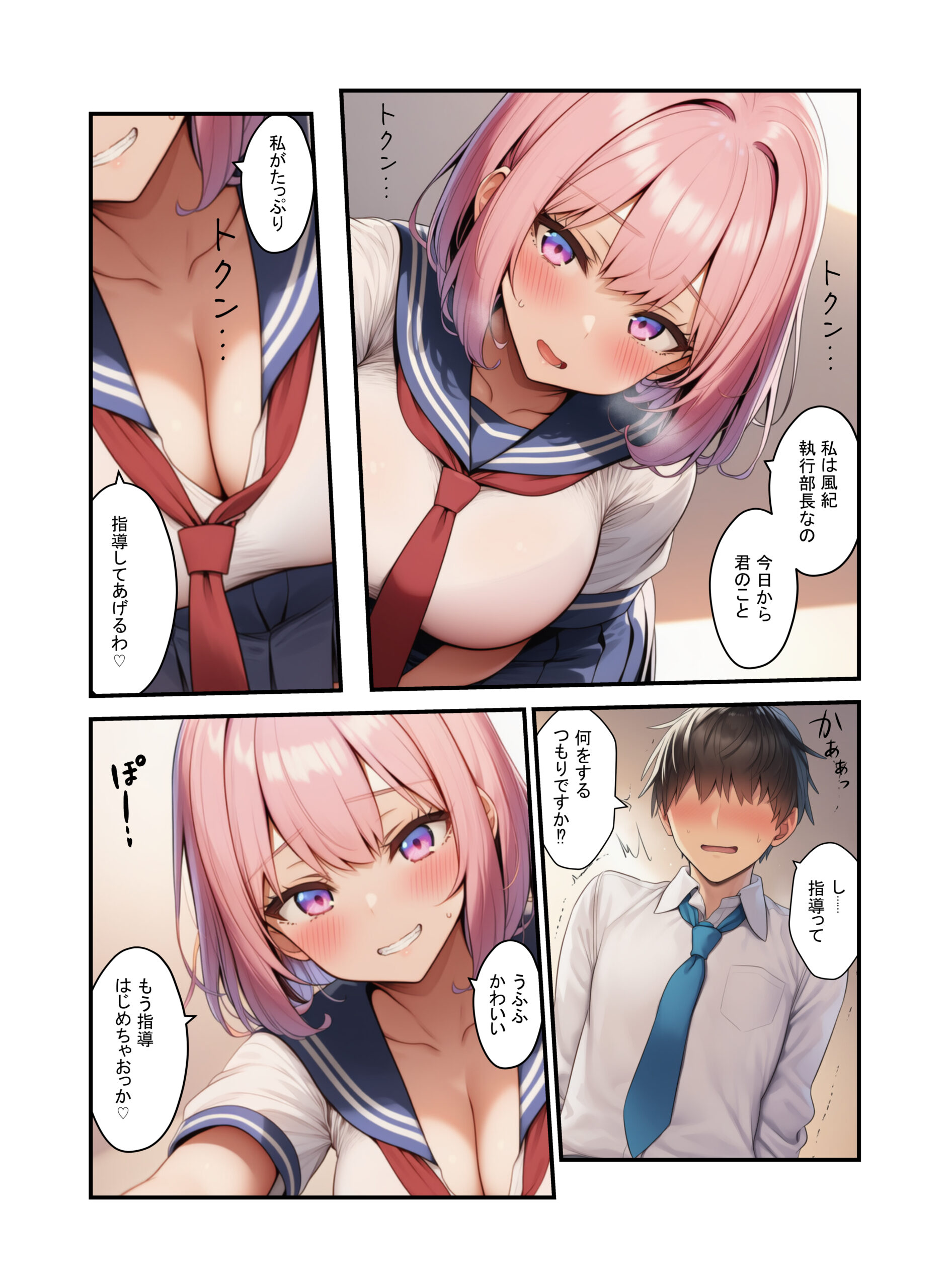 絶頂ハーレム学園！風紀委員の美少女と濃厚中出し 体験版10